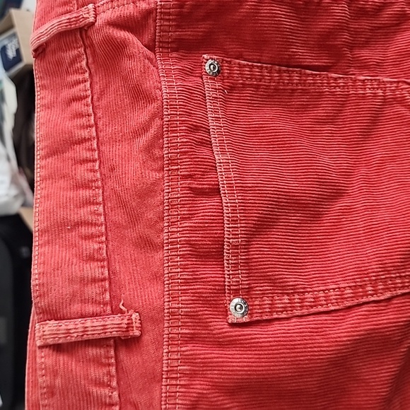 J. Crew Orange Corduroy Skirt 14 - Picture 3 of 6